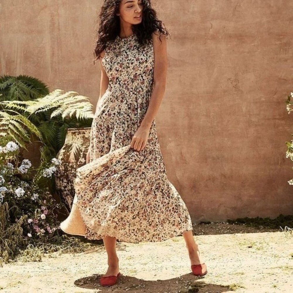 Doen Raven Dress in Sissinghurst Floral print - M